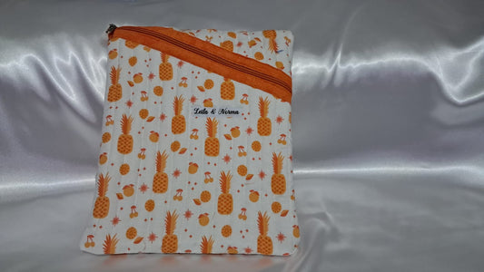 Angled Zipper Book and Tech Sleeves