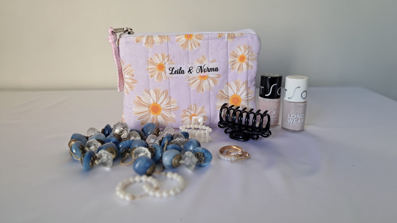 Daisies for Days Multi-Purpose Quilted Pouches