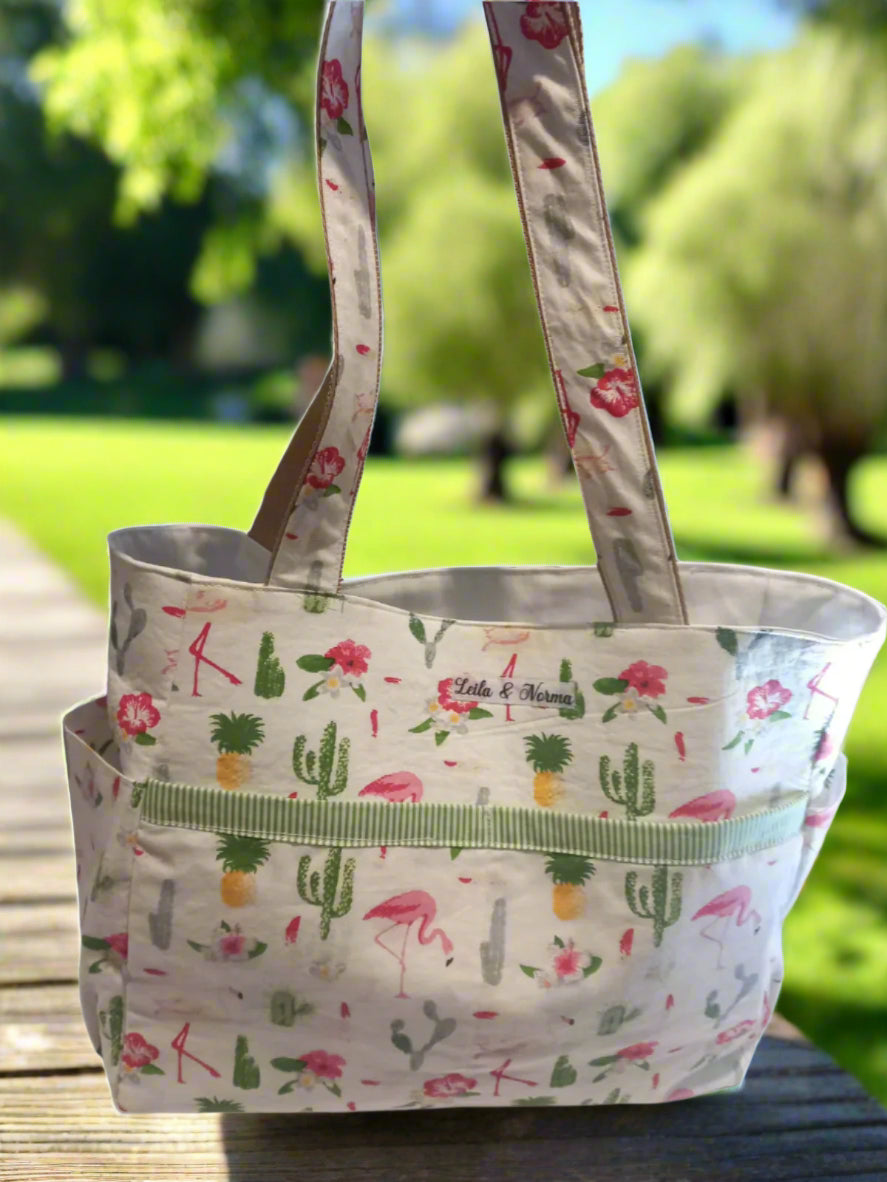 Flamingo Paradise Everyday Tote Bag