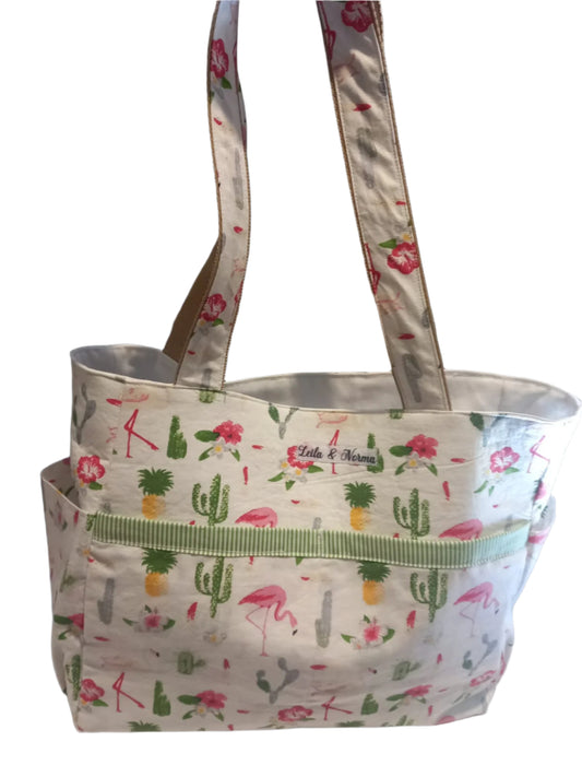 Flamingo Paradise Everyday Tote Bag