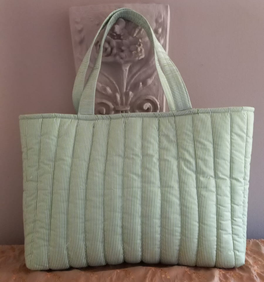Lydia Quilted Tote Bags