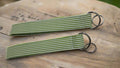 Green Pinstripe Wristlets