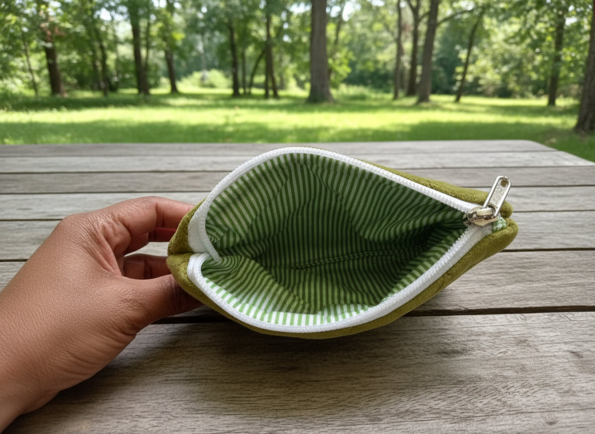 Butterflies & Leaves Multi-Purpose Quilted Pouches