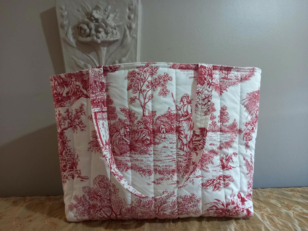 Lydia Quilted Tote Bags