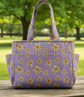 Daisies for Days Everyday Tote Bag with recessed zipper